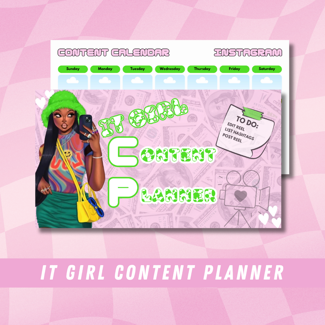 It Girl Content Planner